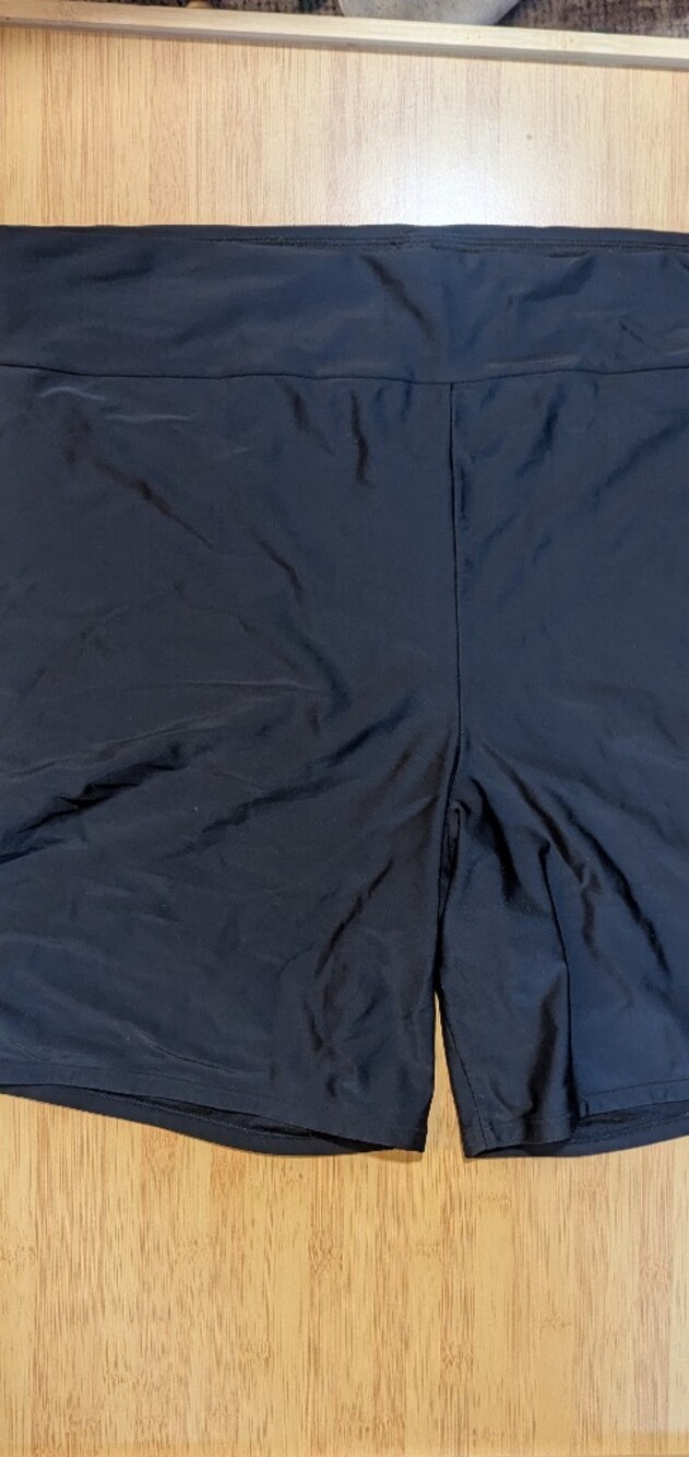 Kona Sol Black Swim Shorts Plus Size